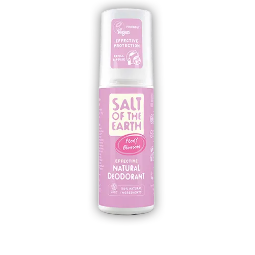 Prírodný kryštálový deodorant - kvet pivónie - sprej 100ml