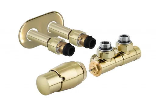 HOPA - TERM-SET, stredový ventil (Z4) - Farba - Zlatá lesklá, Variant - Ľavá RDTERMSETLZG