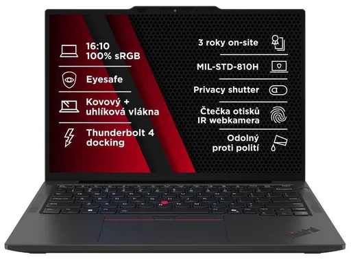 LENOVO NTB ThinkPad X13 G6 - Ultra7 255U, 13.3" WUXGA Touch, 32GB, 1TBSSD, 5MP + IRcam, 5G, W11P