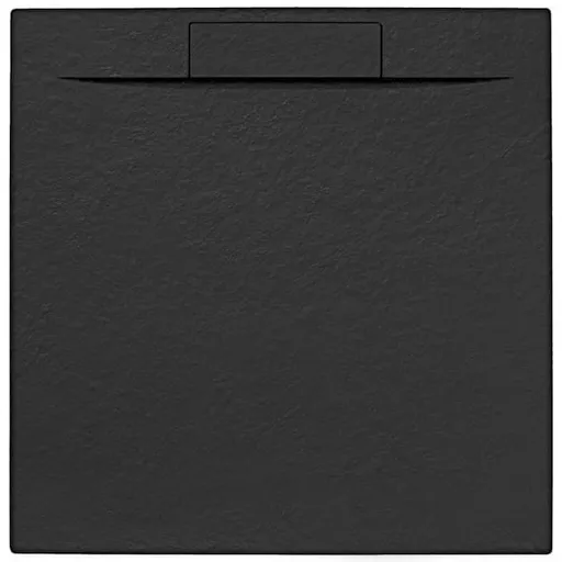 Sprchová vanička štvorcová SAT Fusion 90x90 cm liaty mramor Grafito SATFU9090G