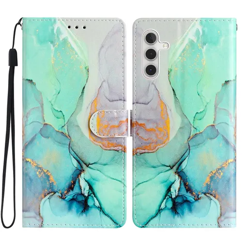 ART Peňaženkový kryt pre Samsung Galaxy A35 5G GREEN MARBLE
