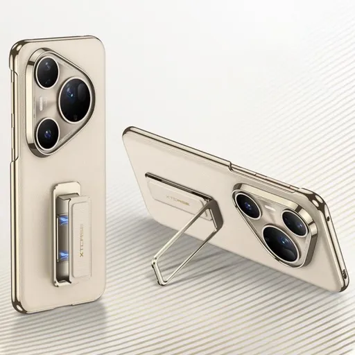 GKK XTCASE Ochranný kryt s držiakom Huawei Pura 80 Ultra zlatý