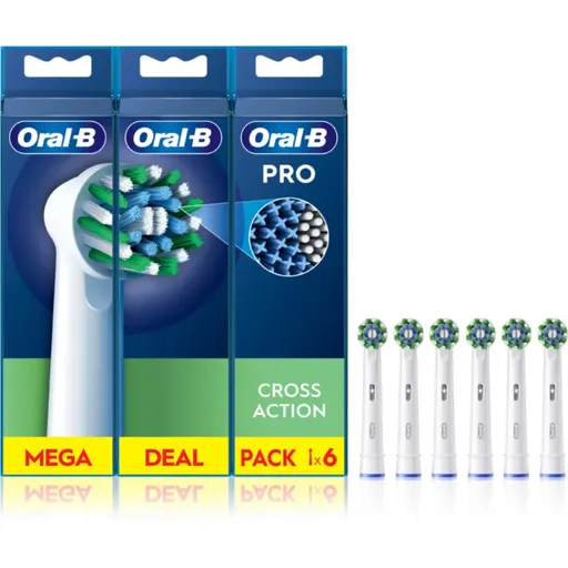 Oral-B PRO Cross Action náhradné hlavice na zubnú kefku 6 ks
