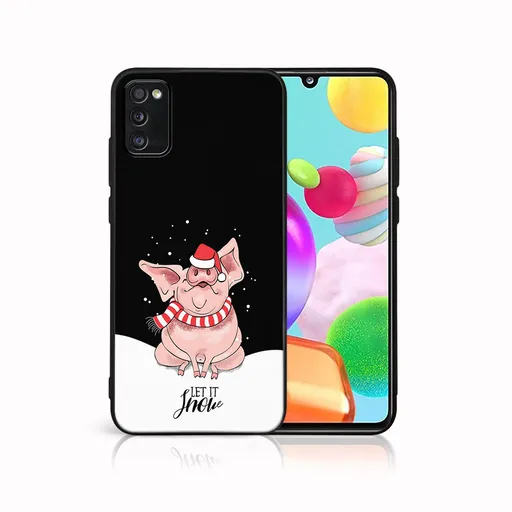 MY ART obal s vianočným dizajnom Samsung Galaxy A41 LET IT SNOW (075)