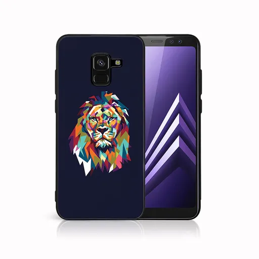 MY ART Ochranný kryt pre Samsung Galaxy A8 2018 (A530) LION (246)