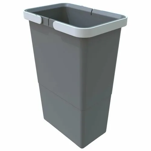 Elletipi Plastový kôš s rukoväťami 8 l, sivá , 8 l
