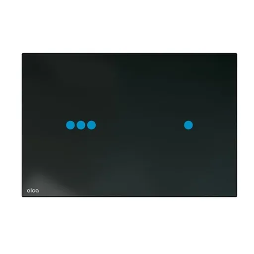 Ovládacie tlačidlo Alca sklo čierna lesk Nightlight-3