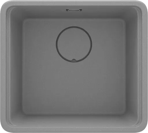 DEANTE DEANTE - Momi metallic grey Granitový drez, 1-bowl ZKM_S10A