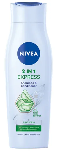 NIVEA 2v1 CARE EXPRESS - Šampón a kondicionér pre zdravé vlasy (0,4 L)