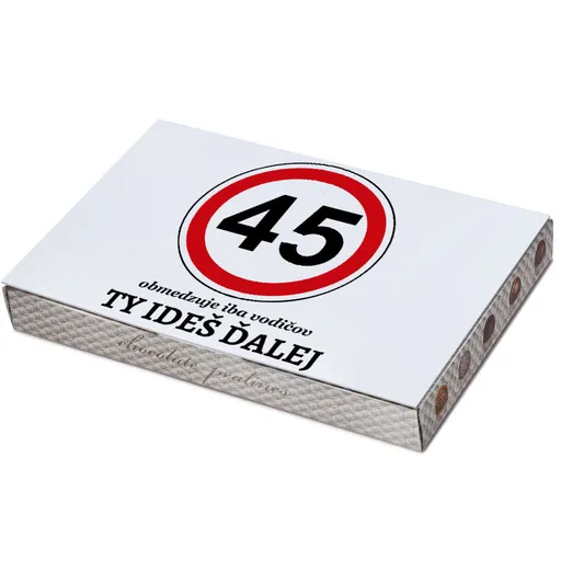 Bonboniera Ty ideš ďalej (vek: 45)