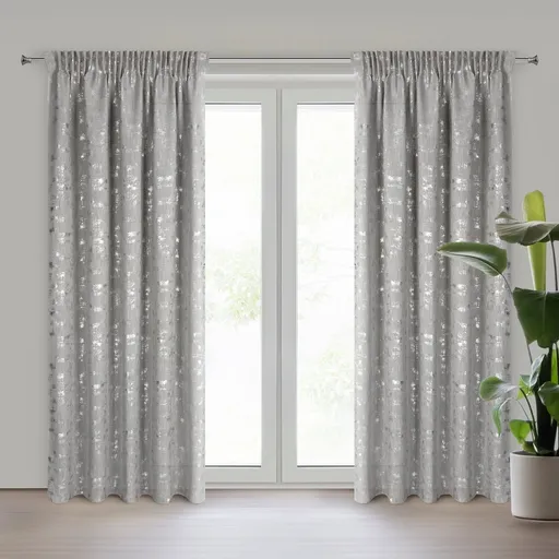 ArtFir Záves INES P | strieborná 140 x 270 cm