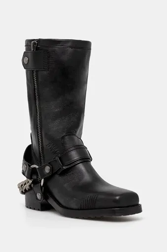 Kožené členkové topánky ZADIG&VOLTAIRE Igata Boots
