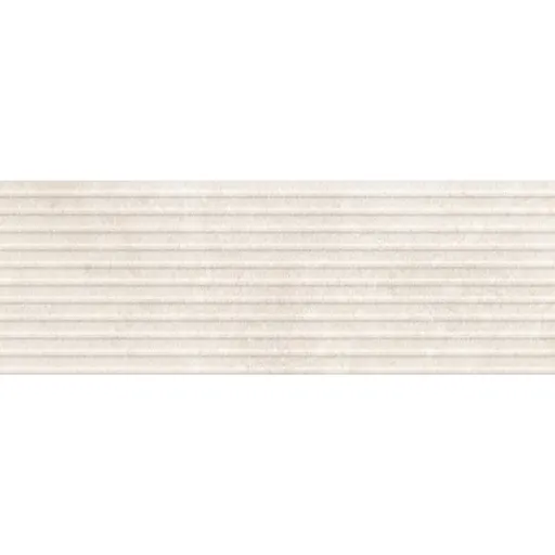 Obklad Ragno Travertino bianco 3D cross cut 40x120 cm reliéfna RCUM