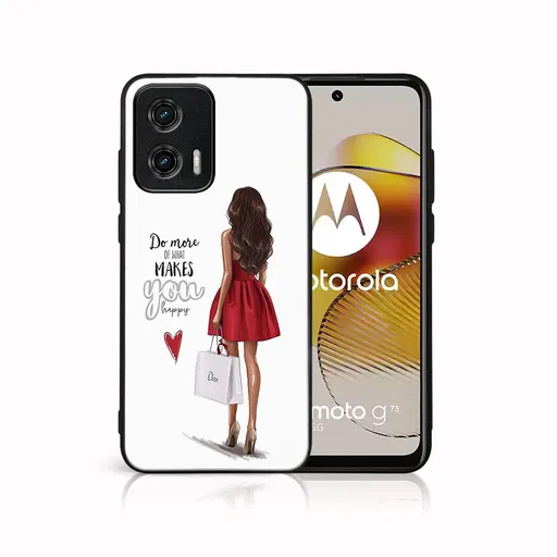 MY ART Ochranný kryt pre Motorola Moto G73 5G RED DRESS (137)