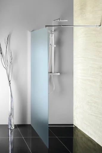 AQUALINE - WALK-IN zástěna jednodílná k instalaci na zeď, 1100x1900 mm WI110