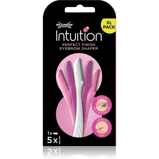 Wilkinson Sword Intuition Perfect Finish Eyebrow Shaper britva na obočie 5 ks