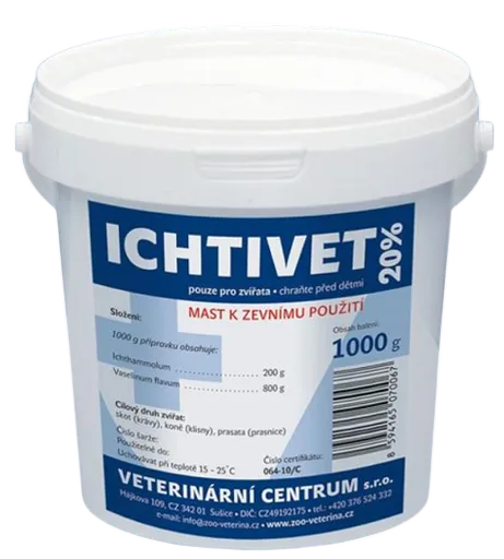 Ichtivet 20% ung 1000 g