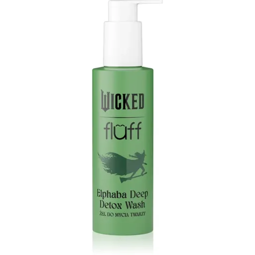 Fluff Wicked Elphaba Deep Detox Wash čistiaci gél na tvár 150 ml