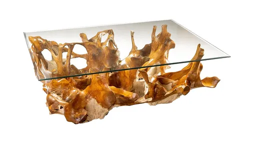 DEOKORK Teakový stolík BRANCH XXX