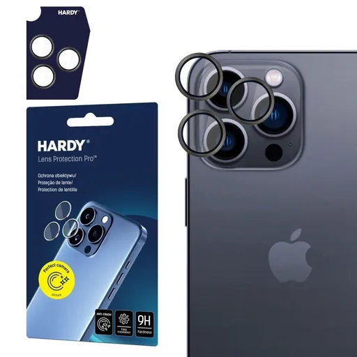 3mk Hardy Lens Protection Pro pre iPhone 16 Pro /16 Pro Max Titanium Grey