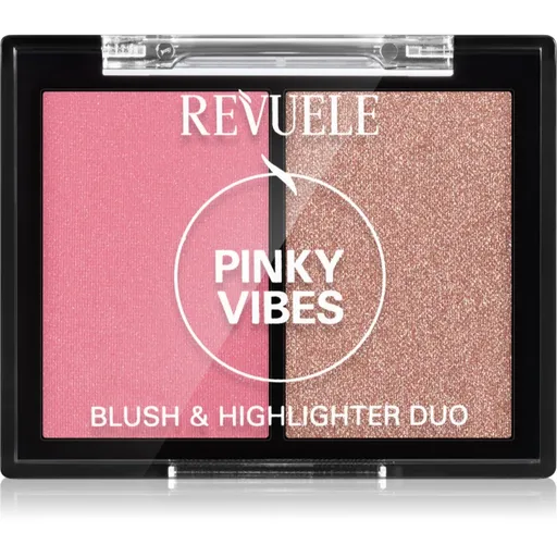 Revuele Blush & Highlighter Duo lícenka s rozjasňovačom odtieň Pinky Vibes 8 g