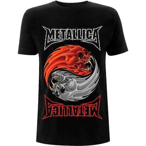 Metallica tričko Yin Yang Čierna S