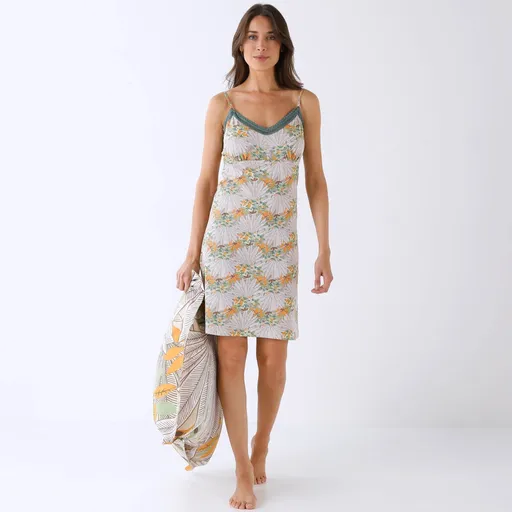 Nočná košeľa Mada s potlačou džungle