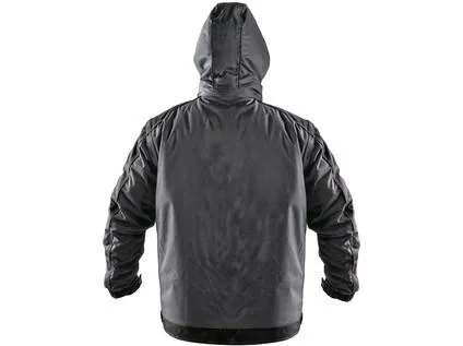 Bunda CXS IRVINE, zimná, pánska, šedo-čierna, veľ. 3XL