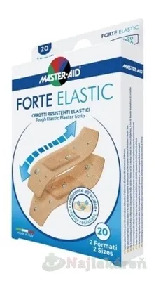 FORTE ELASTIC Náplasť elastická vodeodolná 20 ks