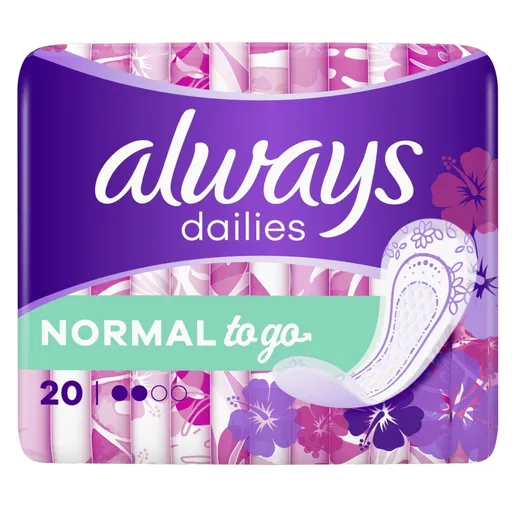 ALWAYS Dailies Normal Intímne vložky 20 ks