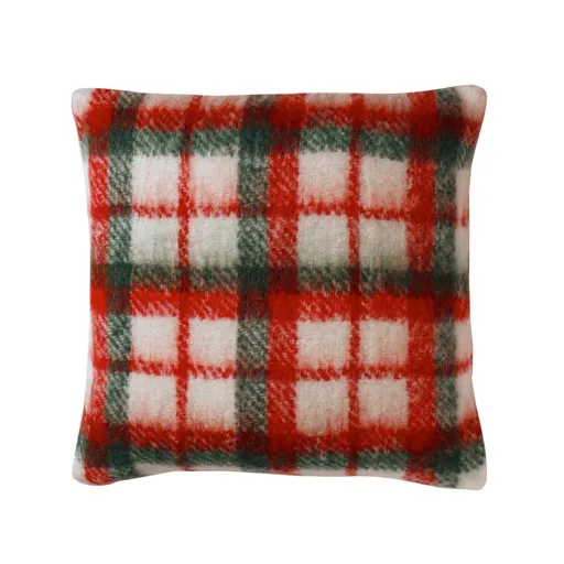 Hebký kockovaný vankúšik