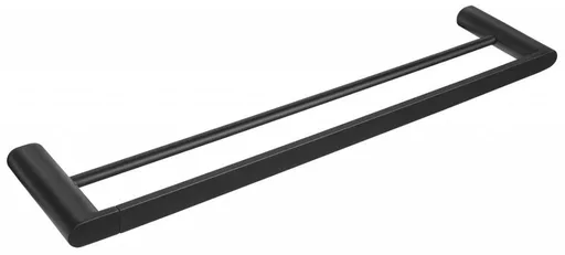 SAPHO - FLORI dvojitý držiak uterákov 600, čierna mat RF011/15