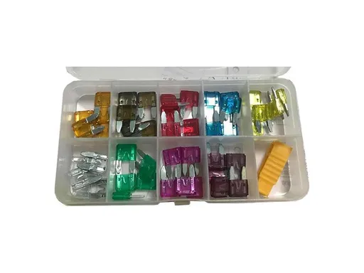 Poistka auto súprava 11x16mm 5-40A 45ks