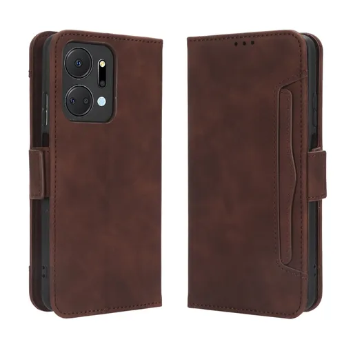 SLOT Peňaženkový obal pre Honor X7a hnedý