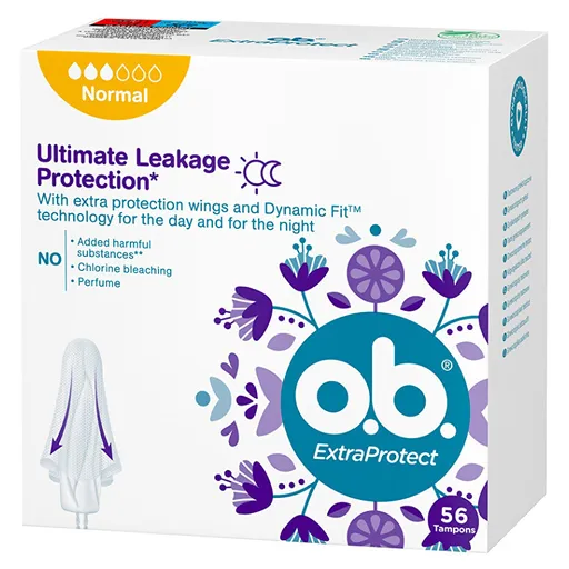 O.B. ExtraProtect Normal tampóny 56 kusov