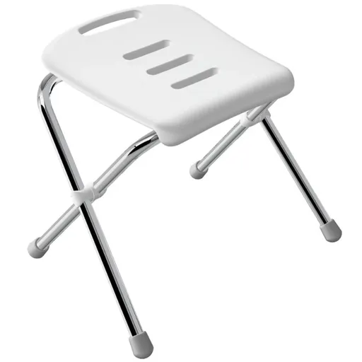 Spirella Skladacie sedátko do sprchy SITZ, biela, 47 cm