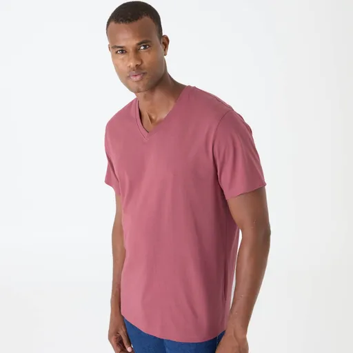 Tričko s krátkymi rukávmi a výstrihom do V, súprava 3 ks