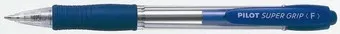 Guľôčkové pero Pilot super grip 0,7mm modré / náplň 2110 telo číre