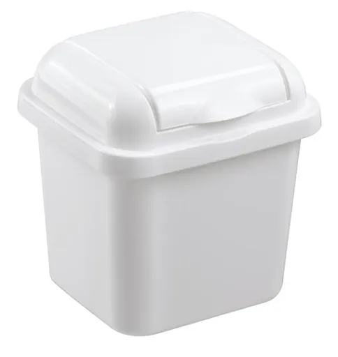 Plastový kôš na odpadky HEIDRUN 1,5l Možnosť: WHITE