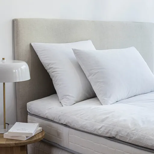 Prírodný vankúš Dodo® s prírodnou výplňou a úpravou proti roztočom Proneem®, tuhší