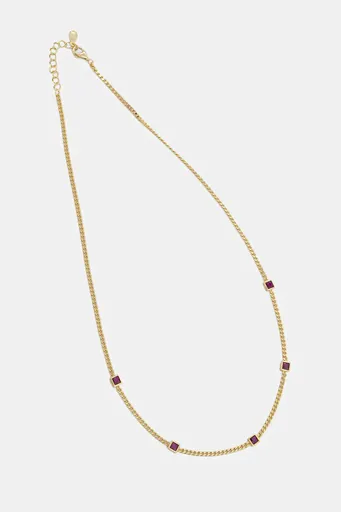 Náhrdelník zo striebra pozlátený 18k zlatom Answear.LAB