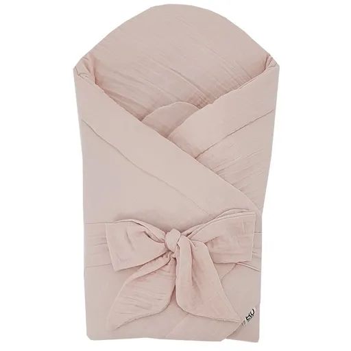 EKO Zavinovačka mušelínová bez vystuženia Powder pink 75x75 cm