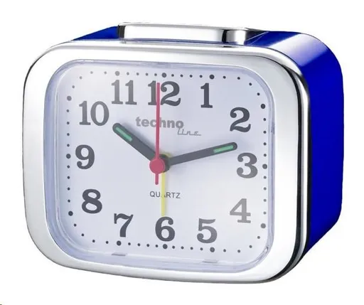 TechnoLine Modell XL analógový budík, modrý