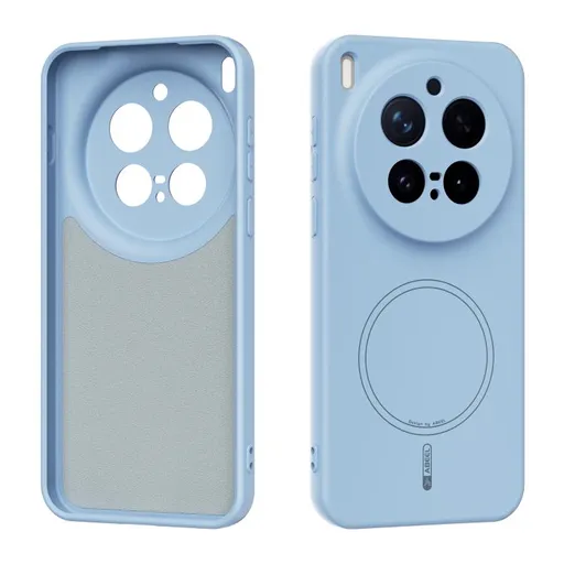 ABEEL SILICONE MAGSAFE Ochranný kryt pre Vivo X300 Pro svetlomodrý