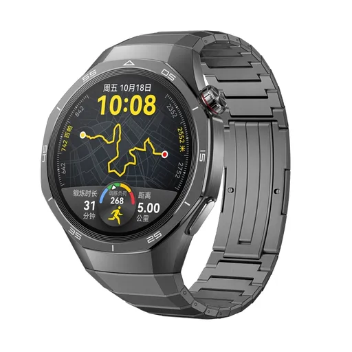 CLASSIC Kovový remienok pre Huawei Watch GT 5 Pro 46mm TITANIUM GREY