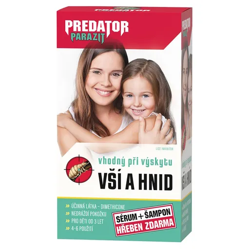 PREDATOR Parazit 2x100 ml + Hrebeň ZADARMO
