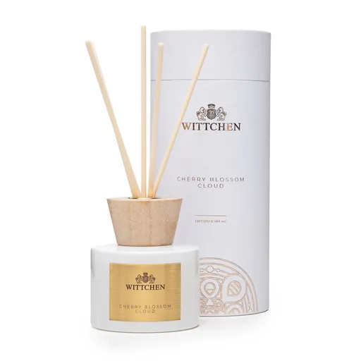 Szklany dyfuzor z drewnianą nakrętką duży Cherry Blossom Cloud 1-HD-101-0