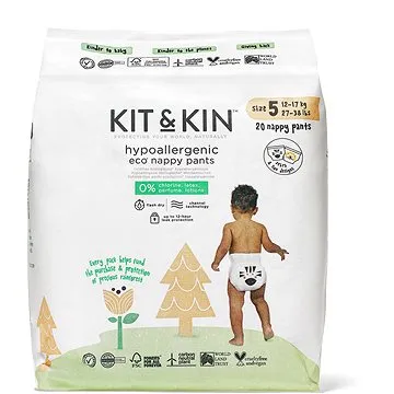Kit & Kin Eko Nappy Pants Naturally Dry veľ. 5 (20 ks) (5060479853250)