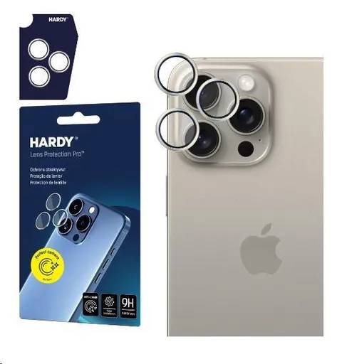 3mk HARDY Lens Protection Pro pre iPhone 15 Pre Natural