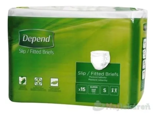 DEPEND Slip SUPER S priedušné plienkové nohavičky 15ks